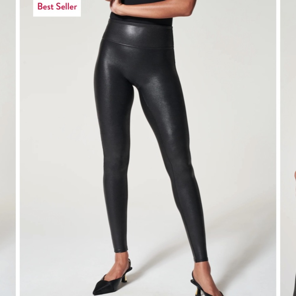 Spanx faux leather leggings